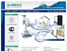 Tablet Screenshot of alebro.com